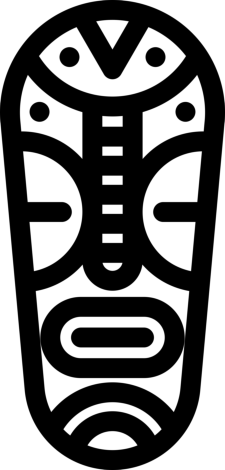 Native American Mask Icon Svg Vector, Free Vectors File
